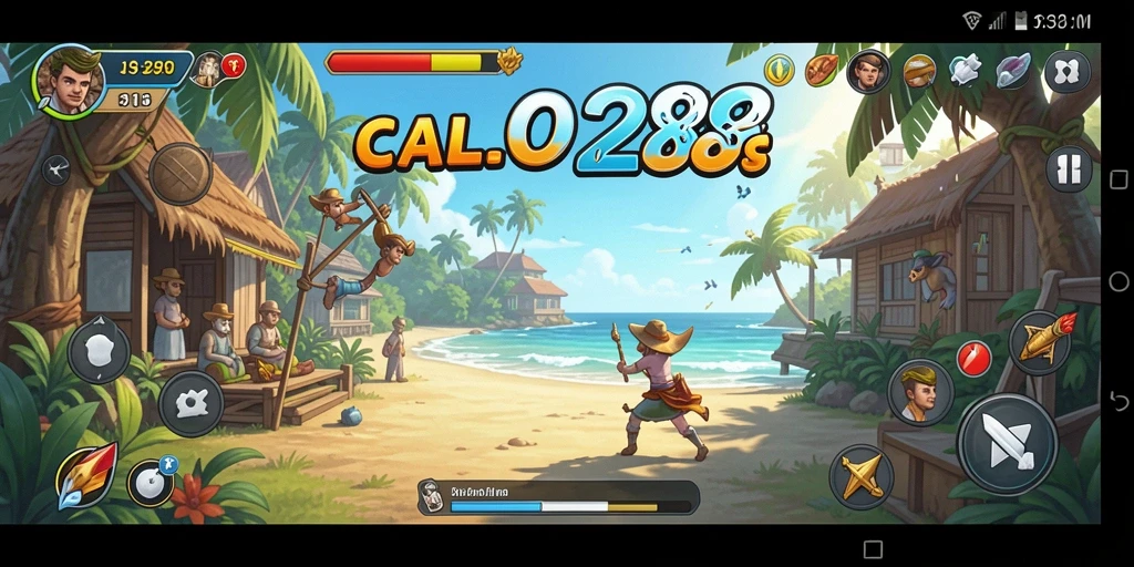 Tampilan gameplay CALO288 yang penuh warna dan menarik.