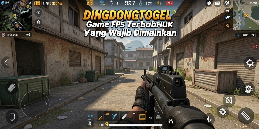 Screenshot menampilkan aksi seru dalam DINGDONGTOGEL FPS.