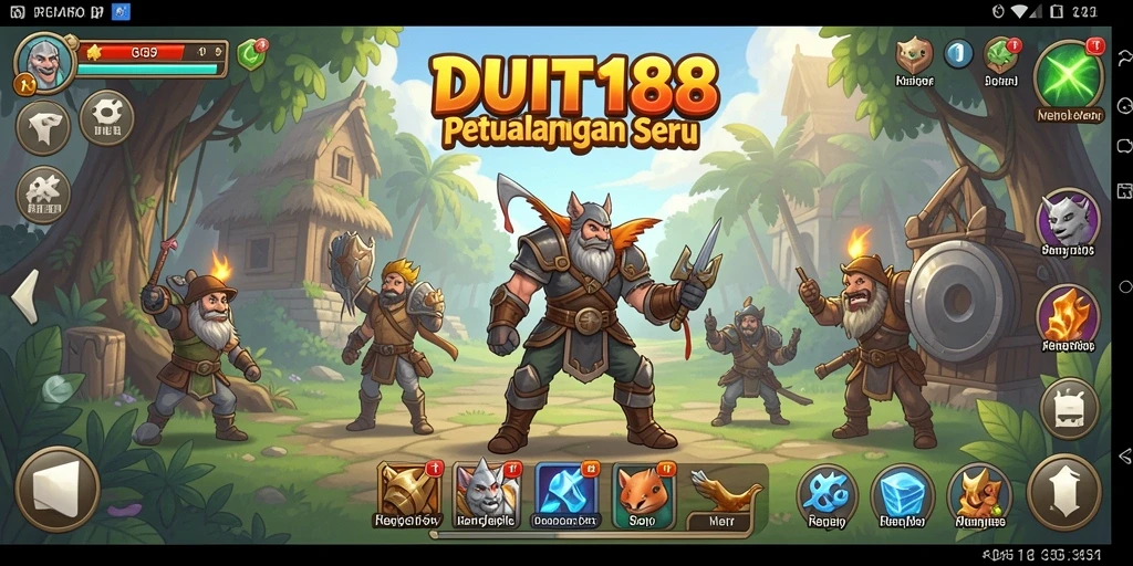 Tampilan gameplay DUIT188 yang menarik dan penuh aksi RPG.