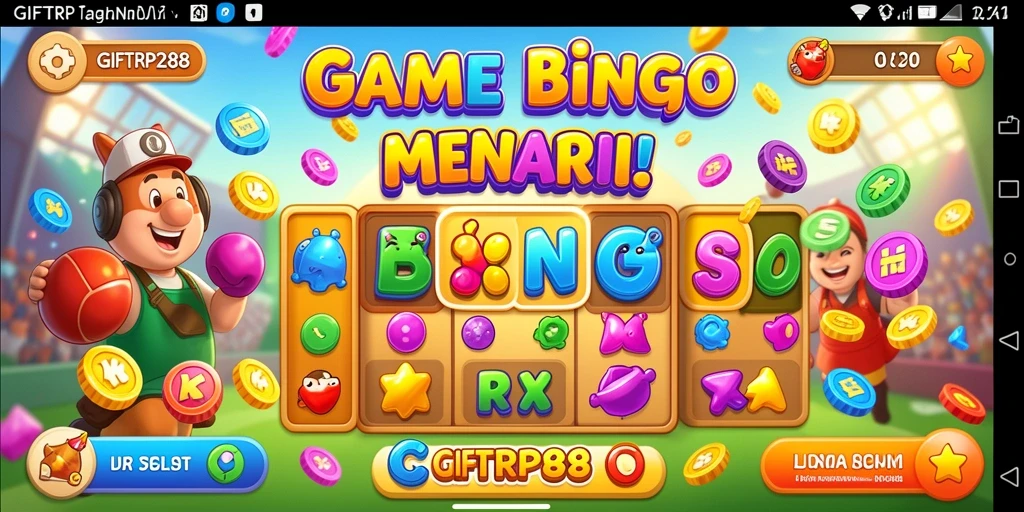 Screenshot gameplay Bingo dari GIFTRP288 yang menampilkan keseruan permainan.