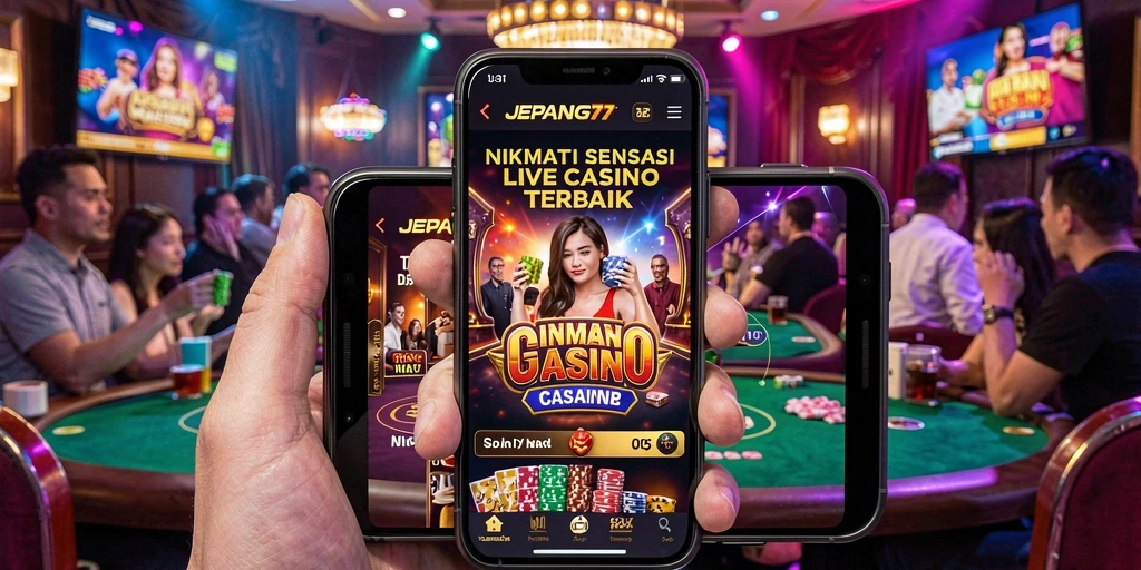 Tampilan gameplay menarik di JEPANG77 Live Casino.