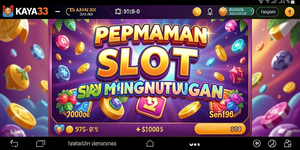 Tampilan gameplay Slot KAYA33 yang menegangkan dan menarik.
