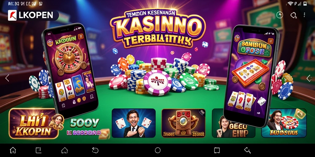 Tampilan menarik dari gameplay Kasino LKOPEN yang mendebarkan.