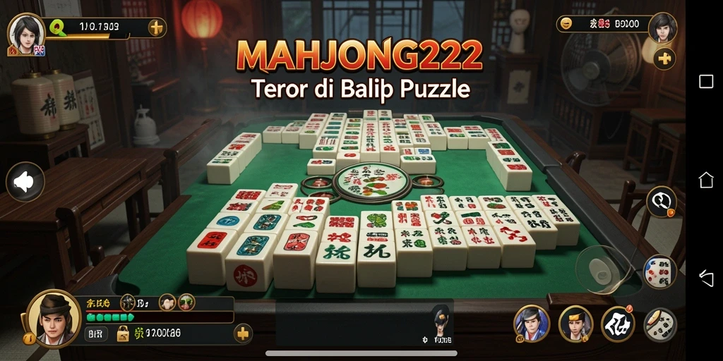 Tangkapan layar menampilkan momen mendebarkan dari gameplay MAHJONG222.