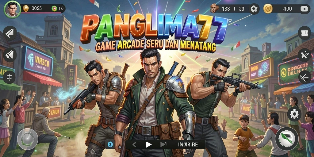Screenshot gameplay seru PANGLIMA77 dengan grafik menarik dan tantangan unik.