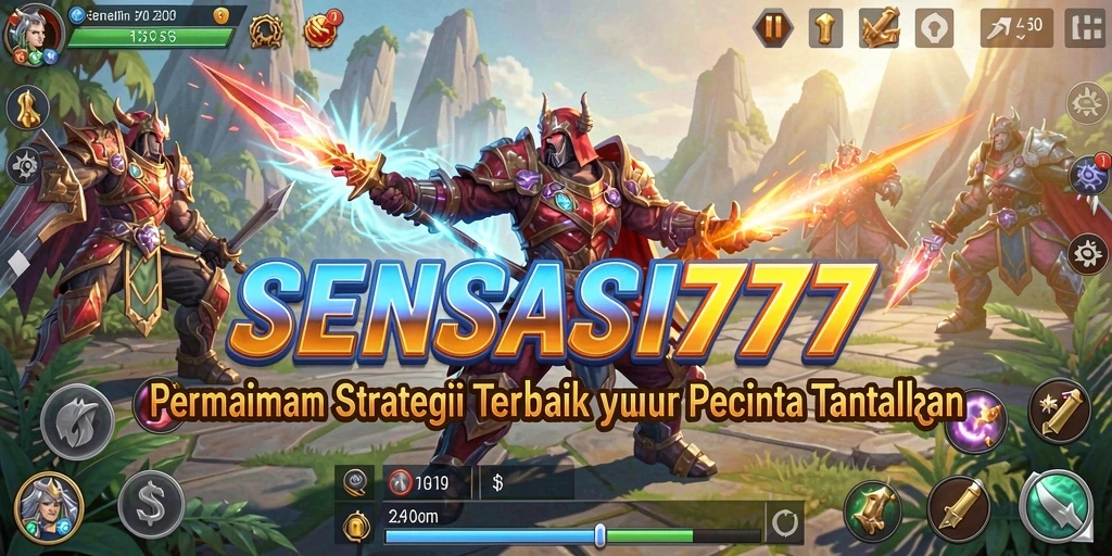 Menampilkan gameplay strategis yang mendebarkan di SENSASI777.