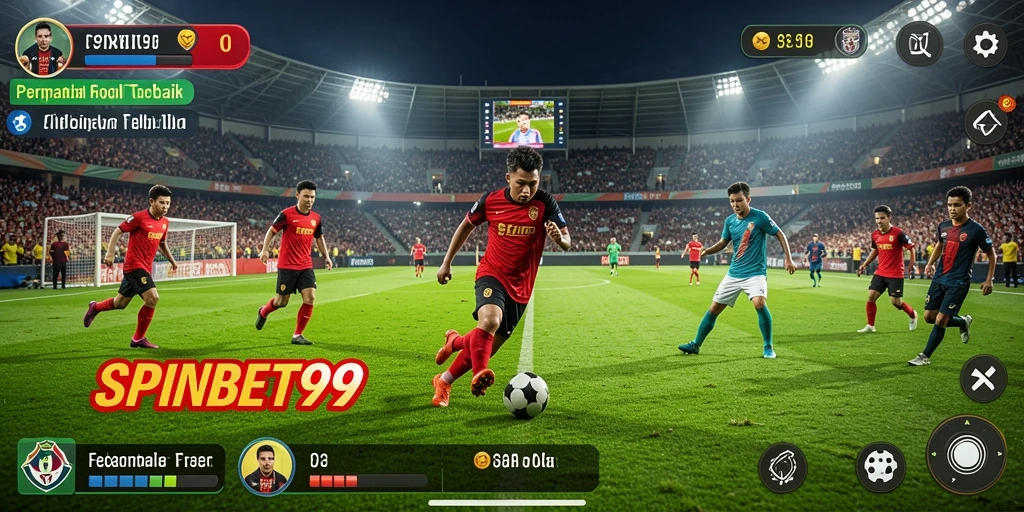 Tampilan gameplay menarik SPINBET99 dengan fitur taruhan sepak bola.