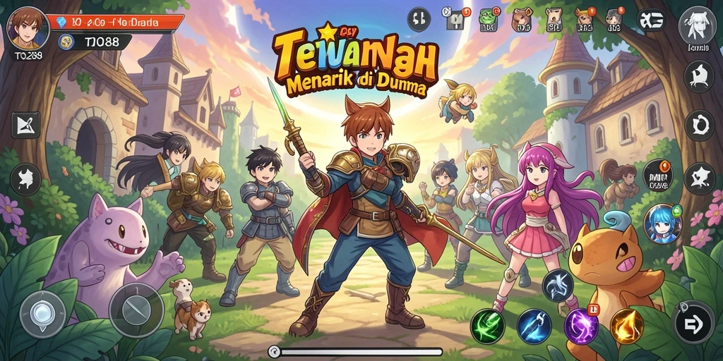 Tampilan menakjubkan dari gameplay TO288 yang penuh aksi dan karakter anime.