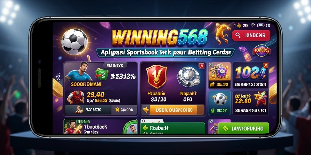 Screenshot gameplay WINNING568 menampilkan taruhan olahraga yang menarik.