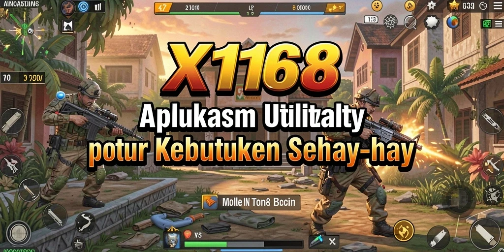 Tampilan utama X168 dengan berbagai fitur Utility yang mudah diakses.